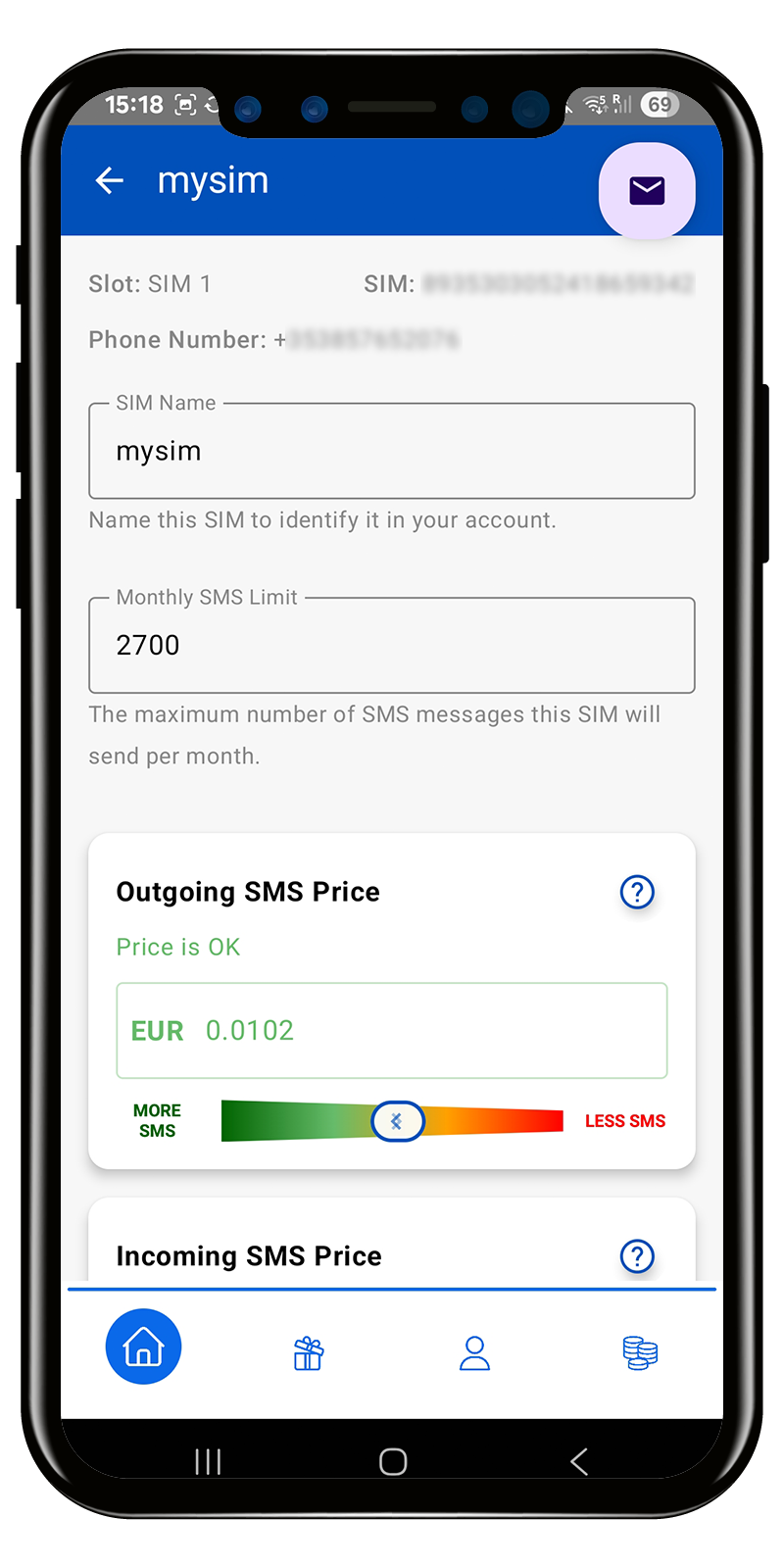 mobile app screenshot